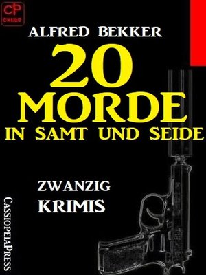 cover image of 20 Morde in Samt und Seide